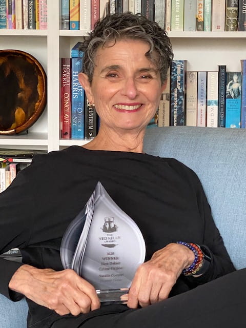 Crime fiction writer Natalie Conyer wins a Ned Kelly Award!